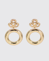 Crown Hoop Earring