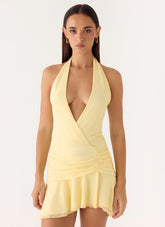 Renata Mini Dress Lemon