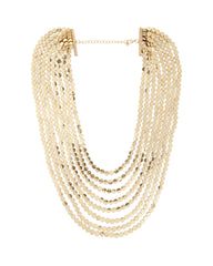 CASCADE STATEMENT LAYERED NECKLACE