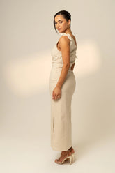 Ashley Drop Shoulder Midi Dress