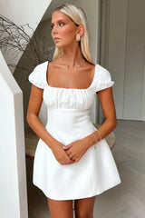 Arlette Mini Dress - White