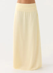 Natalya Maxi Skirt Yellow