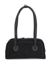 Faux Suede Leather Shoulder Bag