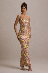 Elara Garden Maxi Dress