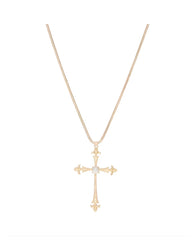 Eternal Cross Pendant Necklace