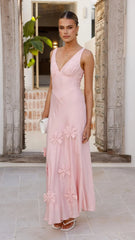 Lavara Maxi Dress - Pink