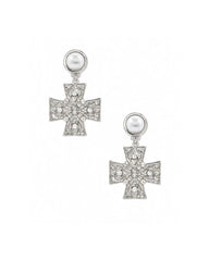 Cross Drop Earring