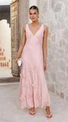 Lavara Maxi Dress - Pink