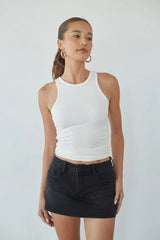 Dasha Micro Mini Denim Skort