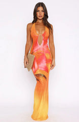 Sunset Garden Maxi Dress